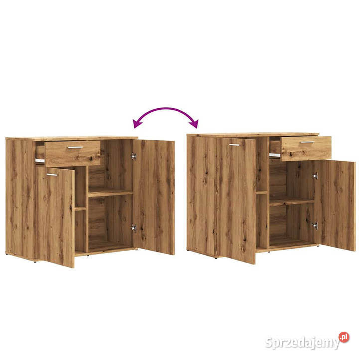 Szafka dąb artisan 80x36x75 materiał mazowieckie Warszawa