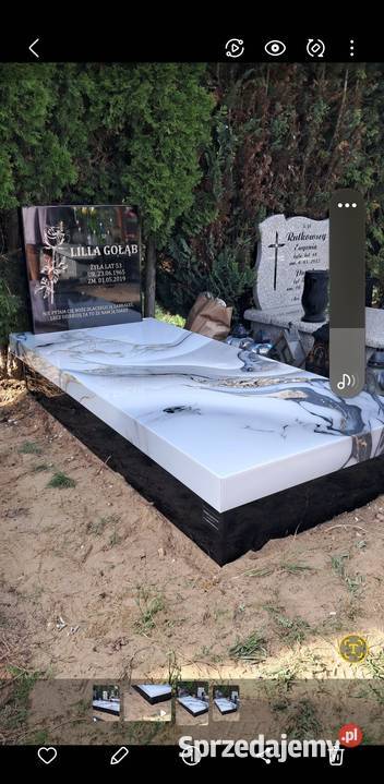 NAGROBKI POMNIKI Z KOMPOZYTU Pozostałe Nowe Grodziczno