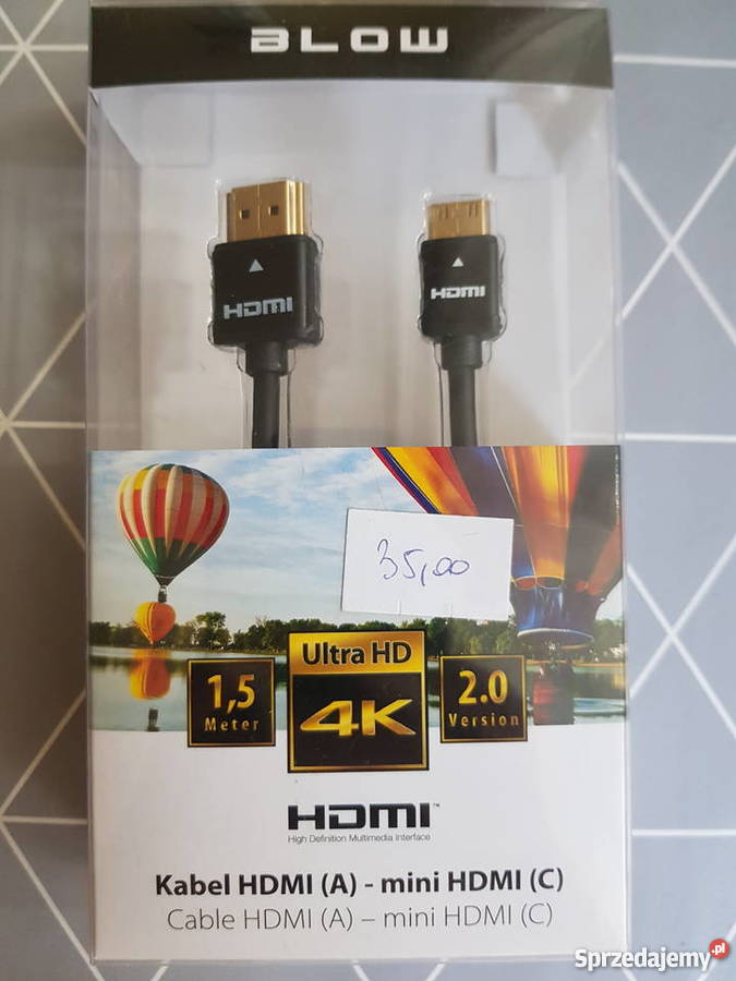 Blow - kabel HDMI (A) - mini HDMI (C) - 1,5 metra