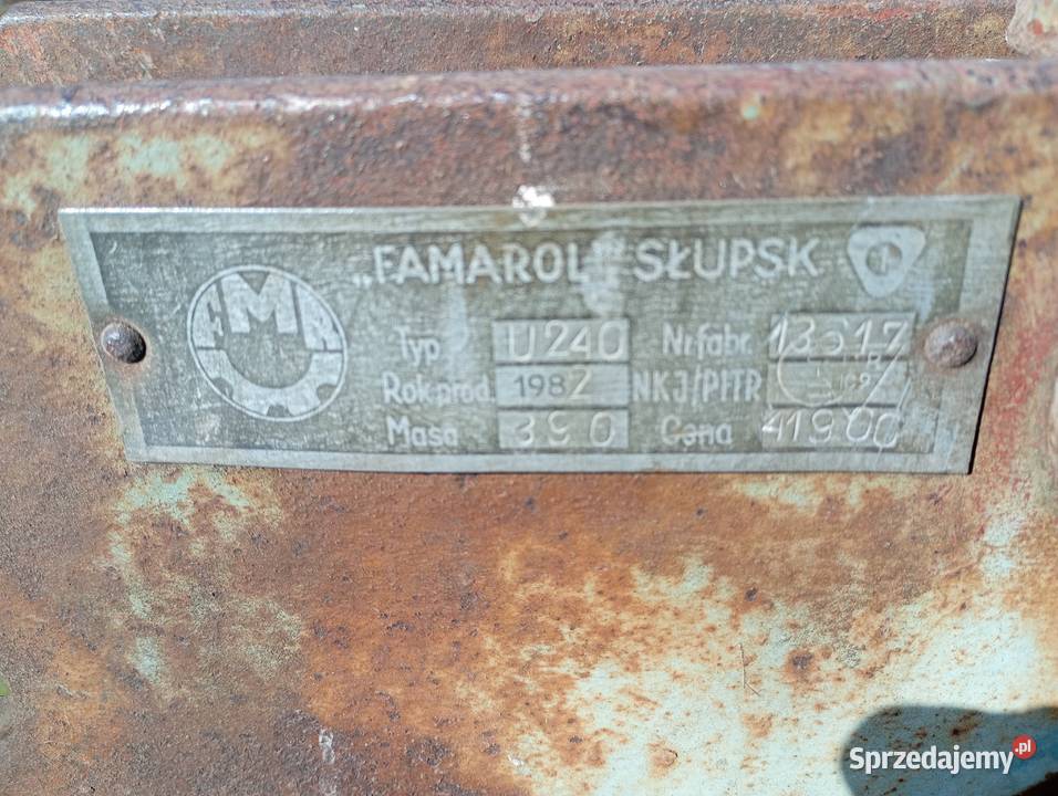 Brona talerzowa FAMAROL SŁUPSK 2X8 TALERZY lubelskie Styrzyniec