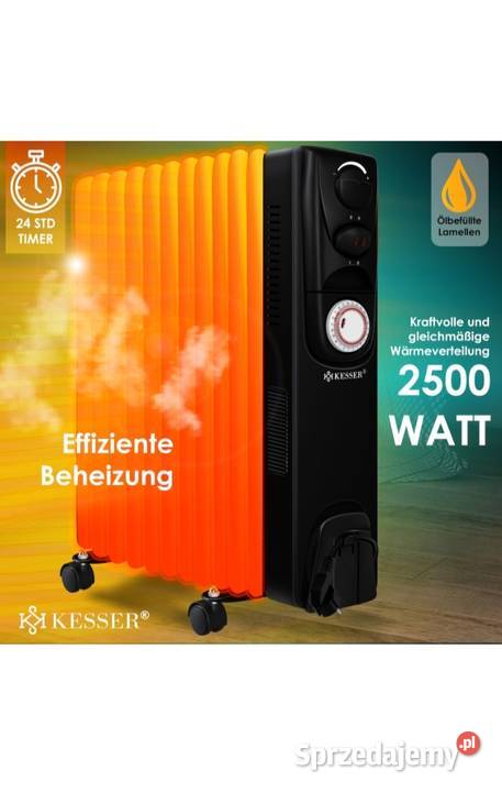 Grzejnik olejowy o mocy 2500 W Łubno