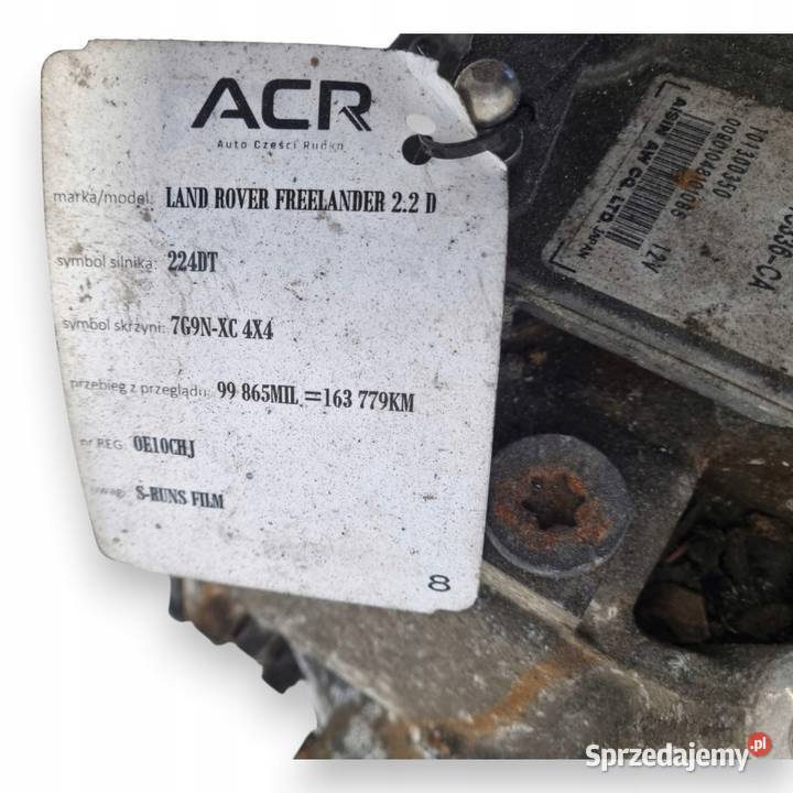 SKRZYNIA BIEGÓW 7G9N7000XC Land Rover Freelander