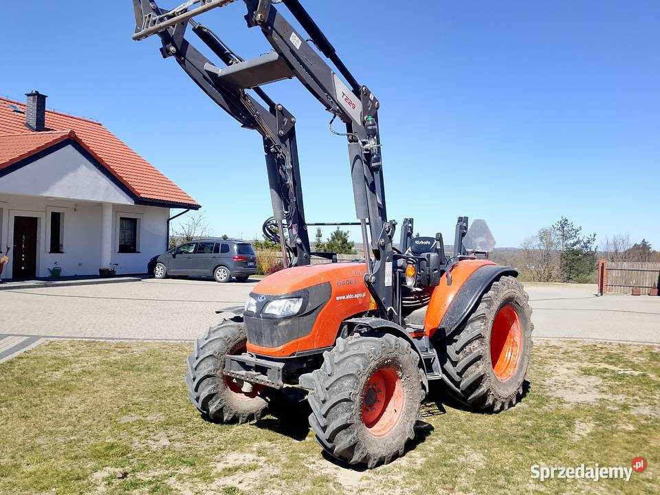 Ciągniki Kubota M4063 63 250 mth ładowacz Mrągowo