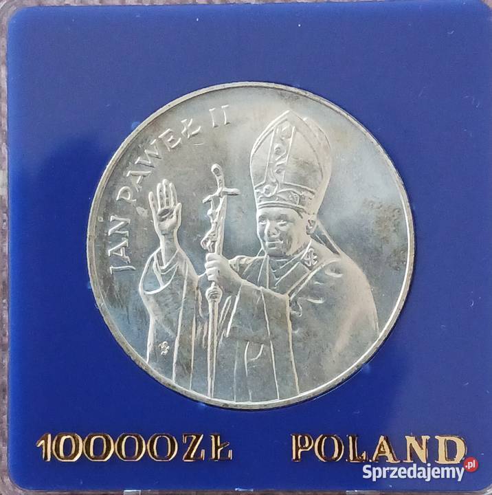10 000 Papież Jan Paweł II 1987 r Mennicza Konin