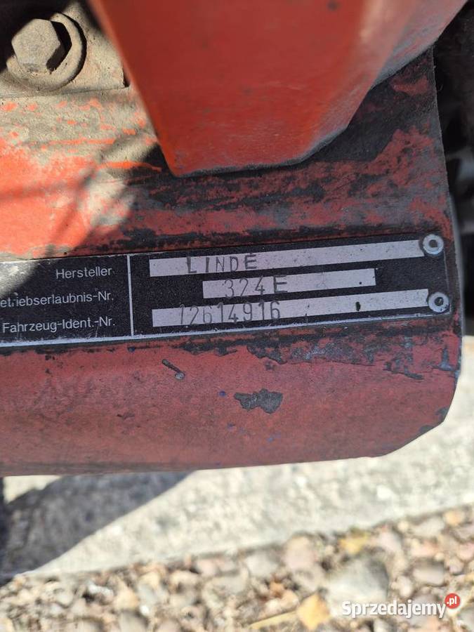 Wózek widłowy linde e16 Wiktorów