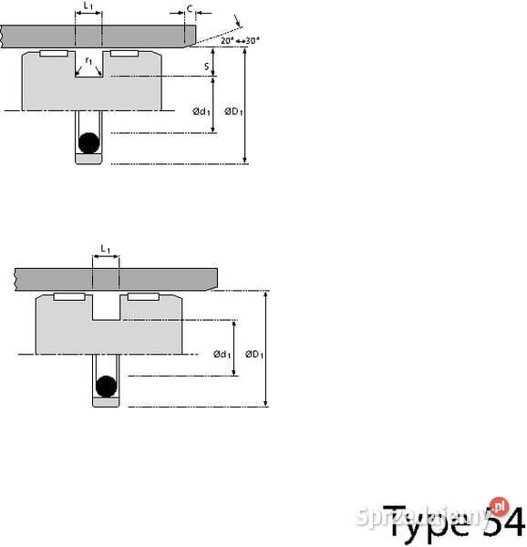 Uszczelniacz tłoka 140x119x81 mm Hallite Kamionna