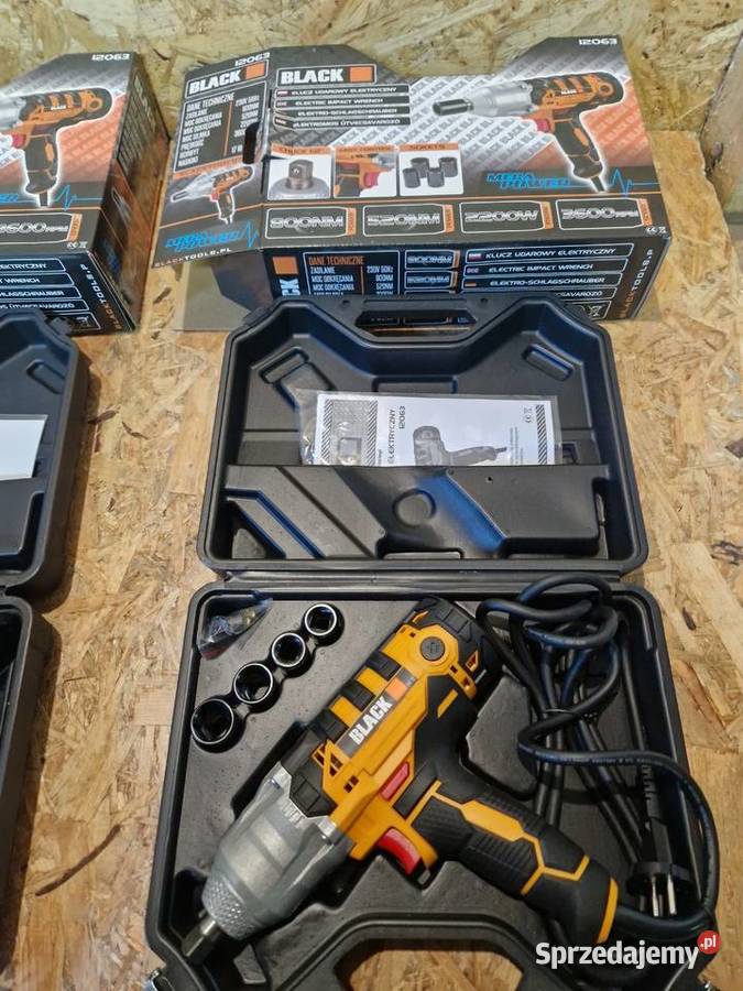 ELEKTRYCZNY KLUCZ UDAROWY 800Nm 12 2200W Narzędzia Głogowa