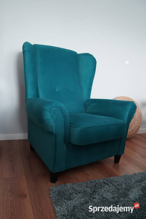 Fotel uszak podnóżekpufa