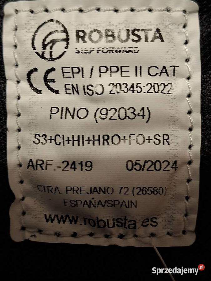 Trzewiki robocze Robusta Pino 45 Legnica sprzedam