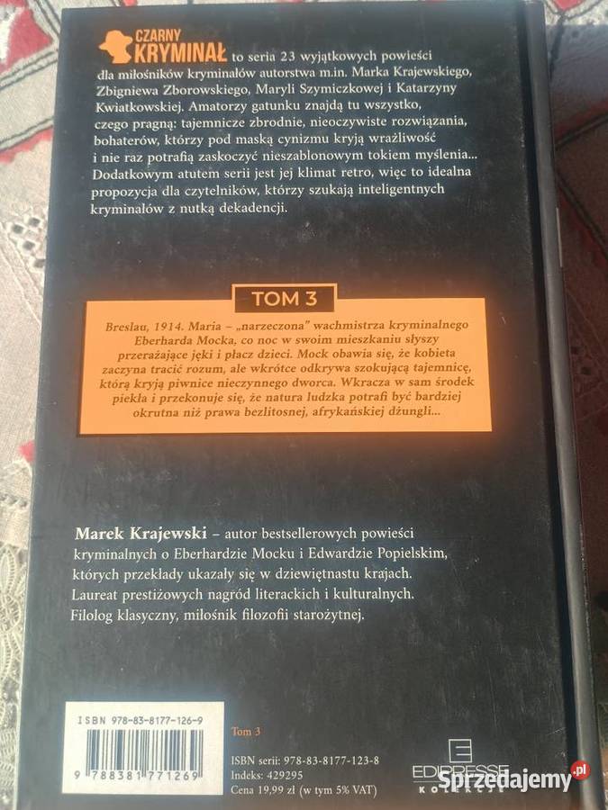 Mock Ludzkie Zoo Marek Krajewski Kazimierza Wielka sprzedam