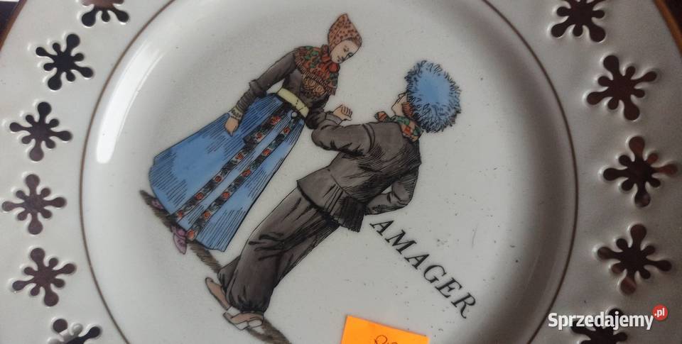 Talerz Bing Grondahl Kopenhaga Denmark Porcelana i szkło Gdańsk