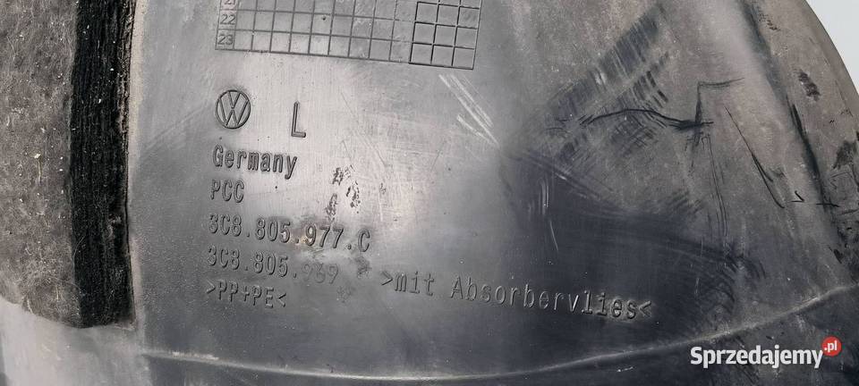 NADKOLE LEWE VOLKSWAGEN PASSAT CC 3C8805977C Motoryzacja Lipno