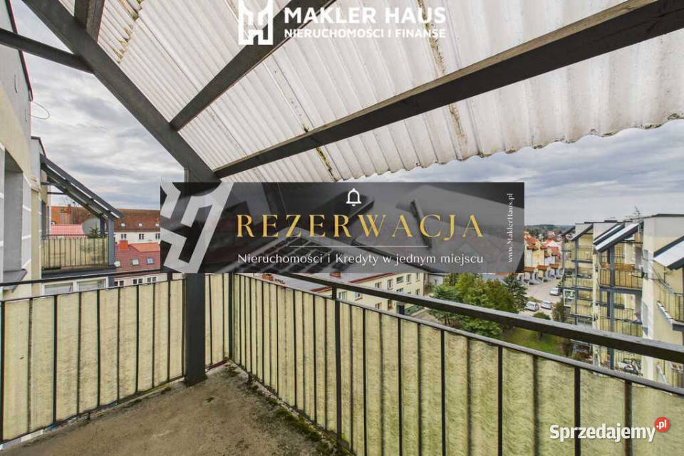 Mieszkanie 60 m z balkonem centrum miasta Gołdap