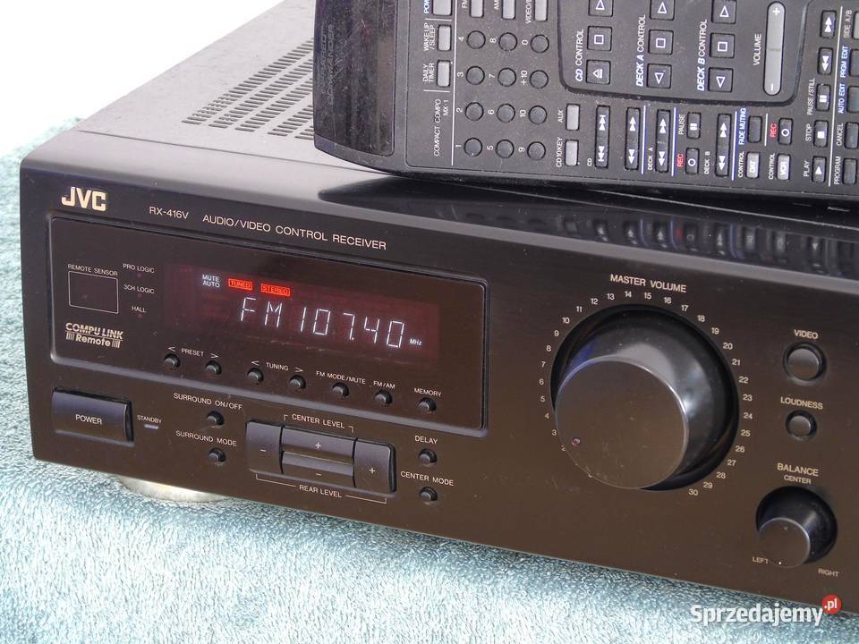Wzmacniacz z radiem JVC RX416 pilot mocny i Jasło