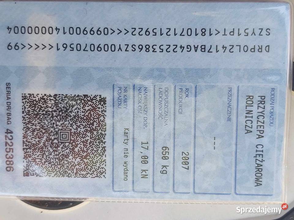 Przyczepa sam wywrot zarej