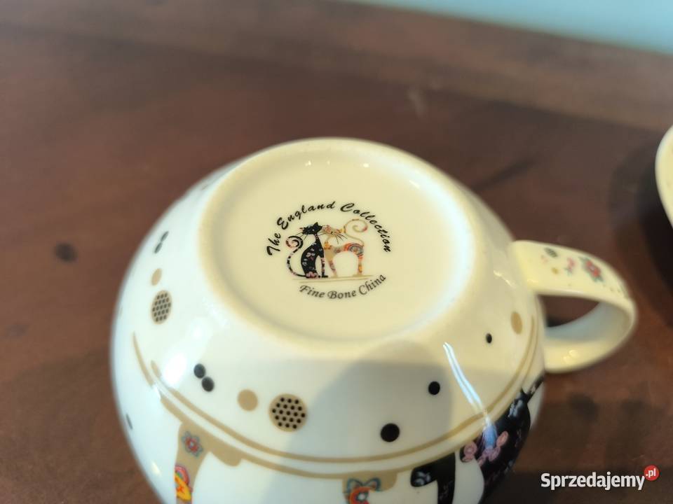 Piękny unikalny zestaw porcelany do kawy herbaty łódzkie Łódź
