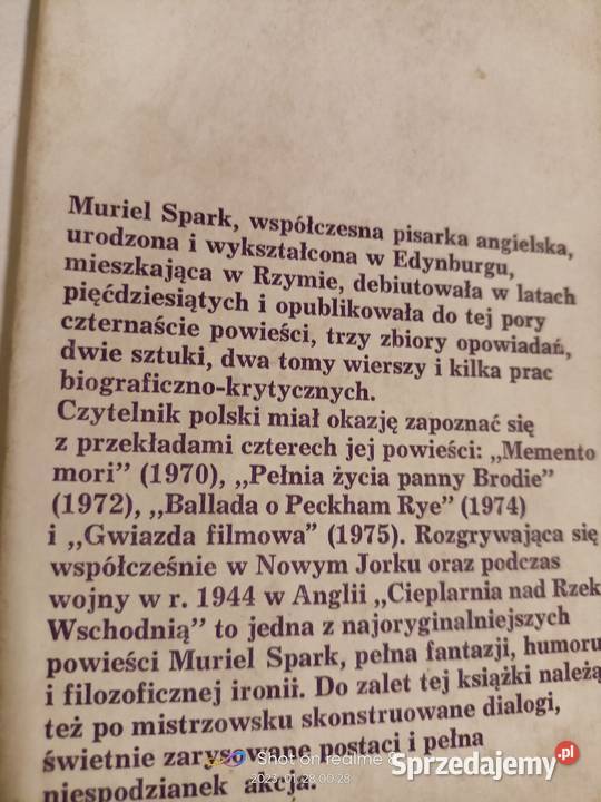 Spark Cieplarnia rzeką Wschodnią książki Warszawa