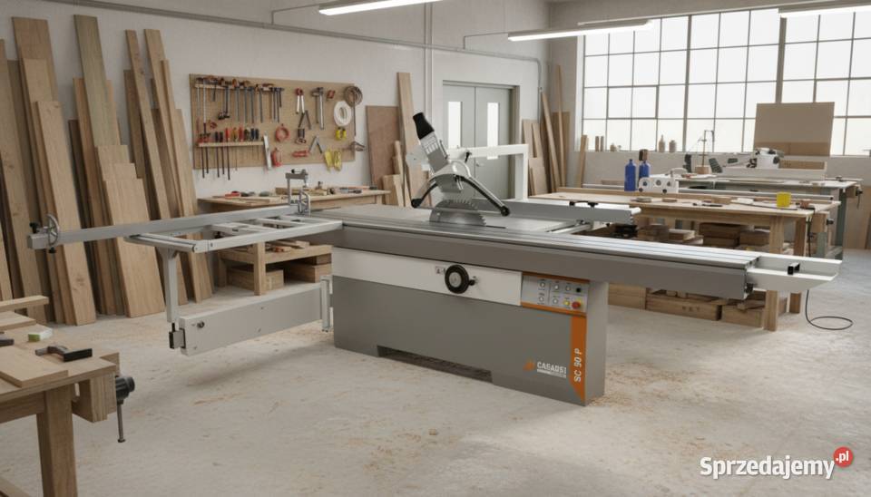Piła formatowa XENIA 504 wózek 3200 producent Rzezawa