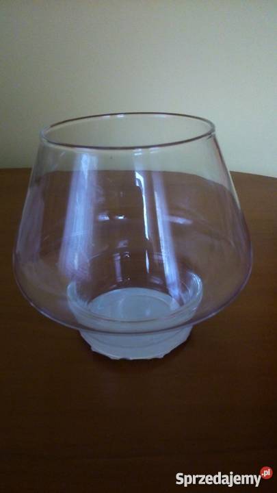 NOWY szklany świecznik na podgrzewacze Dom i Ogród wielkopolskie Poznań