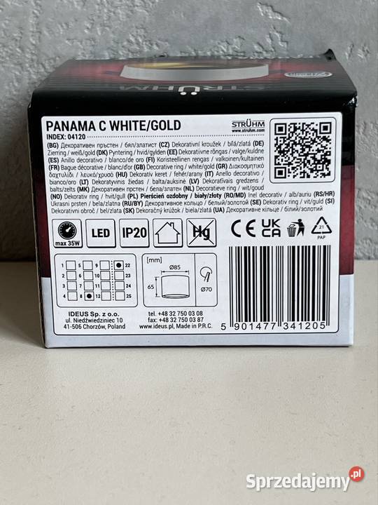 4 x Oprawa sufitowa wpuszczana STRHM PANAMA C Warszawa