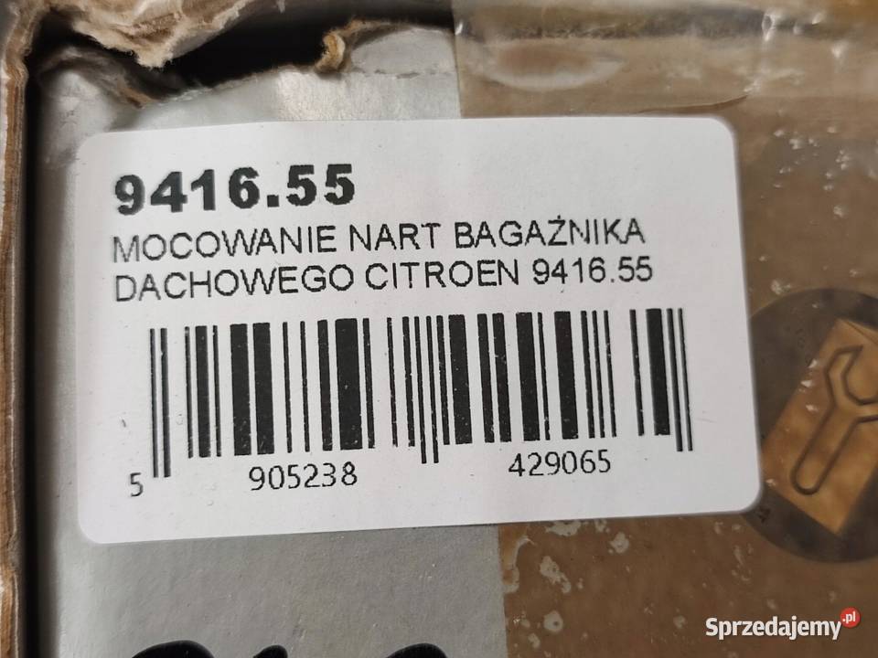 MOCOWANIE 6 NART BAGAŻNIKA DACHOWEGO CITROEN osobowe Motoryzacja