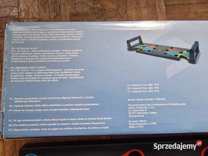 NOWA Deska do pompek push up board uchwyty do Wrocław
