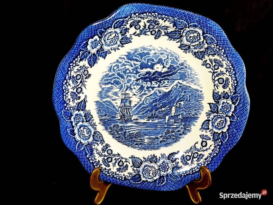 Półmisek angielski Lochs of Scotland Porcelana i szkło Chełm