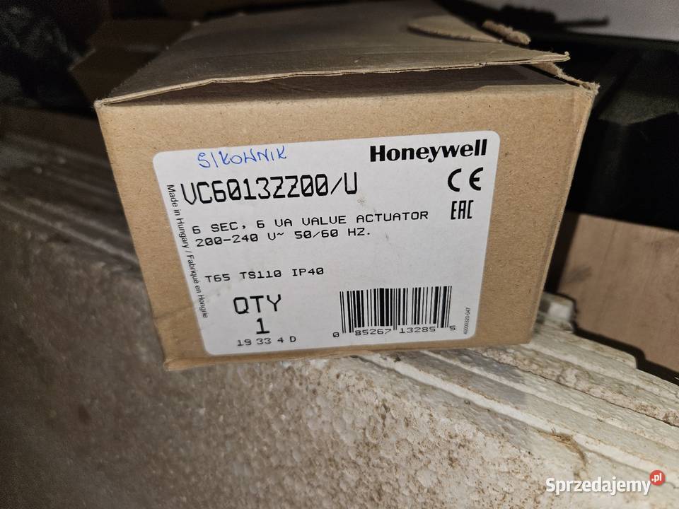 Honeywell siłownik VC6013ZZ00U VC6013 nowy łódzkie Łódź sprzedam