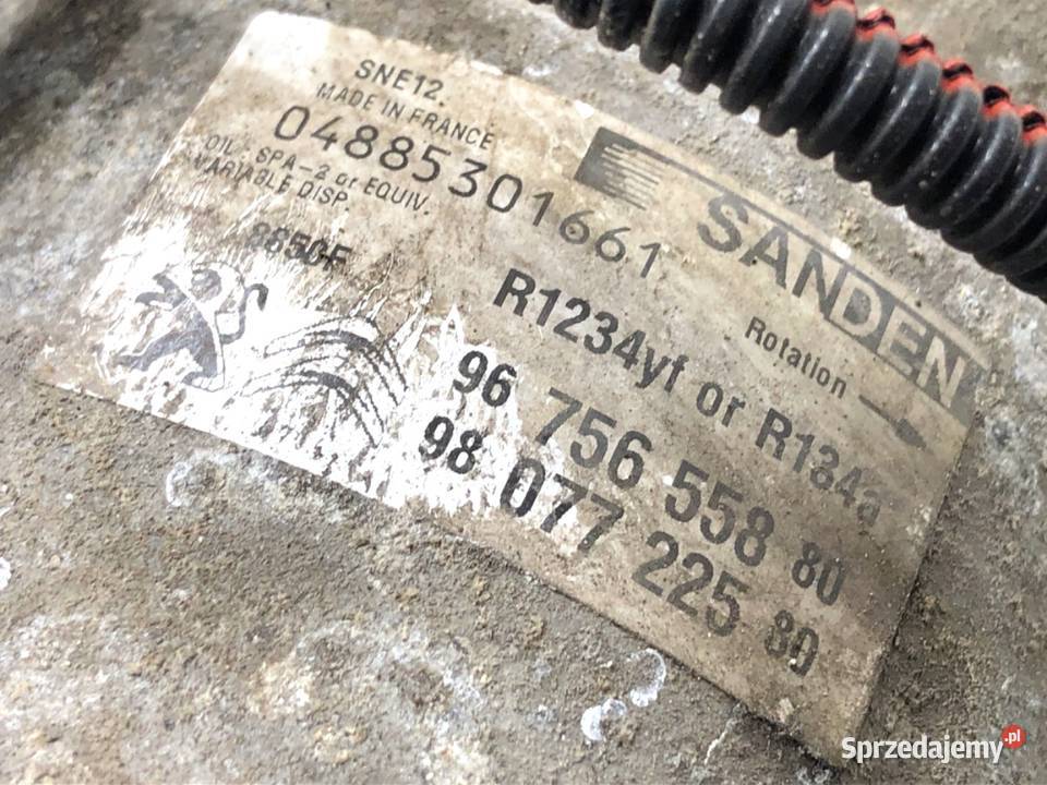 SPRĘŻARKA KLIMATYZACJI PEUGEOT 208 I 9675655880 podkarpackie