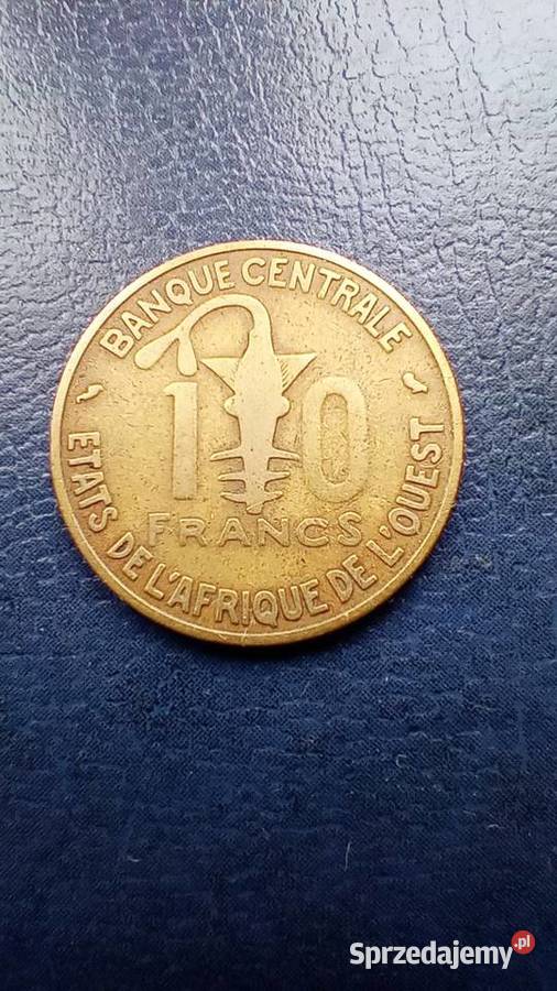Stare monety 10 frank 1964 Afryka Zachodnia podkarpackie Lesko