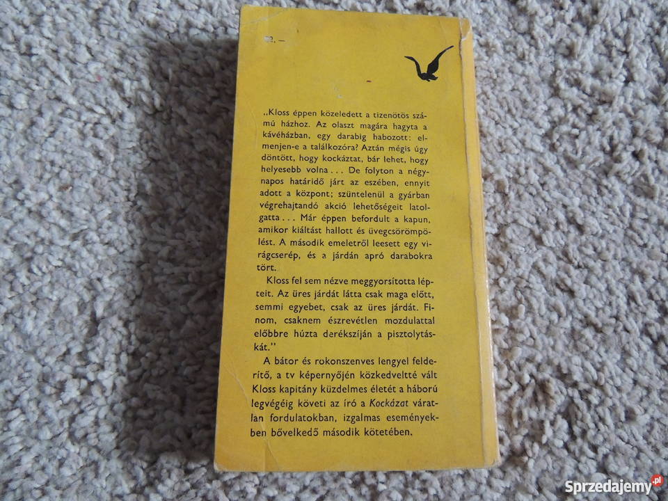 Kapitan Kloss książka w języku węgierskim pomorskie Gdynia sprzedam