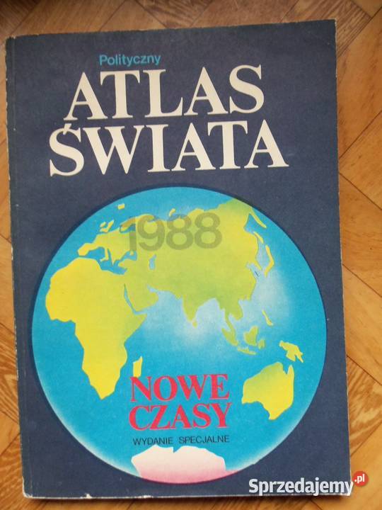 Atlas świata polityczny 1988 rok
