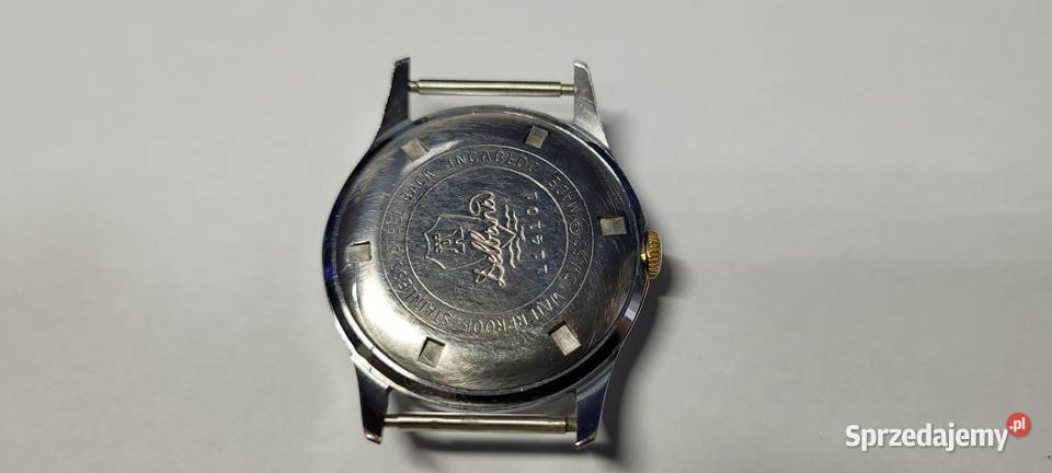 DELBANA szwajcarski zegarek z lat 50tych model Sosnowiec