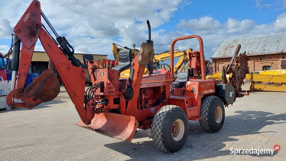 Koparka łańcuchowa pługoukładacz Ditch Witch mazowieckie Sochaczew