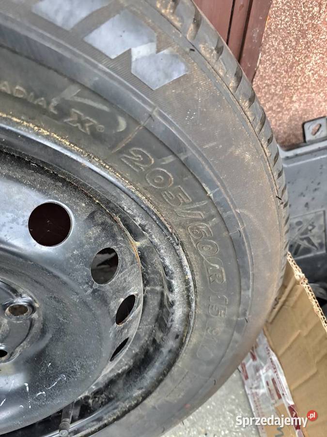 Koło z felgą stalową Michelin 205x60R15Nowe dolnośląskie Świdnica