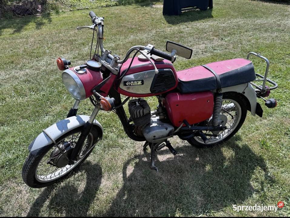 MZ TS 150 1976r bez dokumentów z Niemiec łańcuch lubuskie Trzebiel