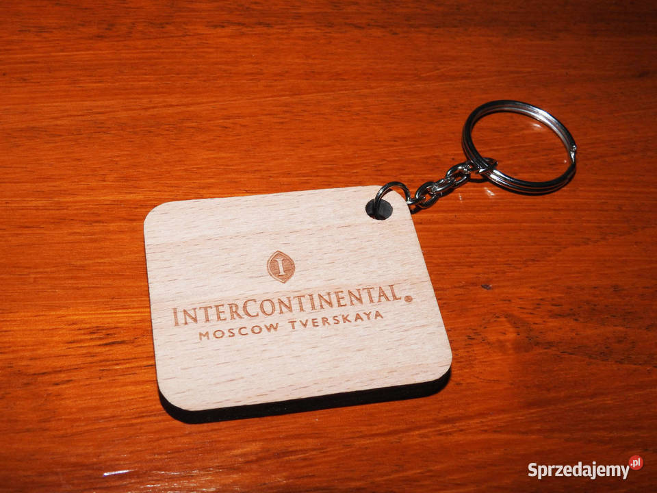 Drewniany brelok do kluczy Hotel