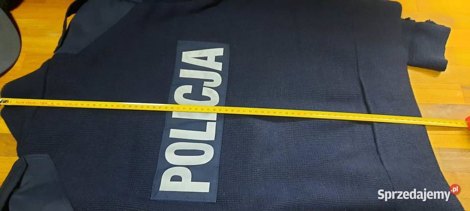 SWETER ZIMOWY POLICJA XL CZAPKA USZATKA K70 mazowieckie Warszawa sprzedam