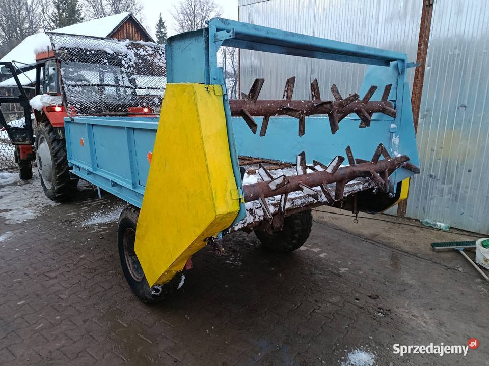 Rozrzutnik obornika 25 t polski mały transport nieuszkodzony