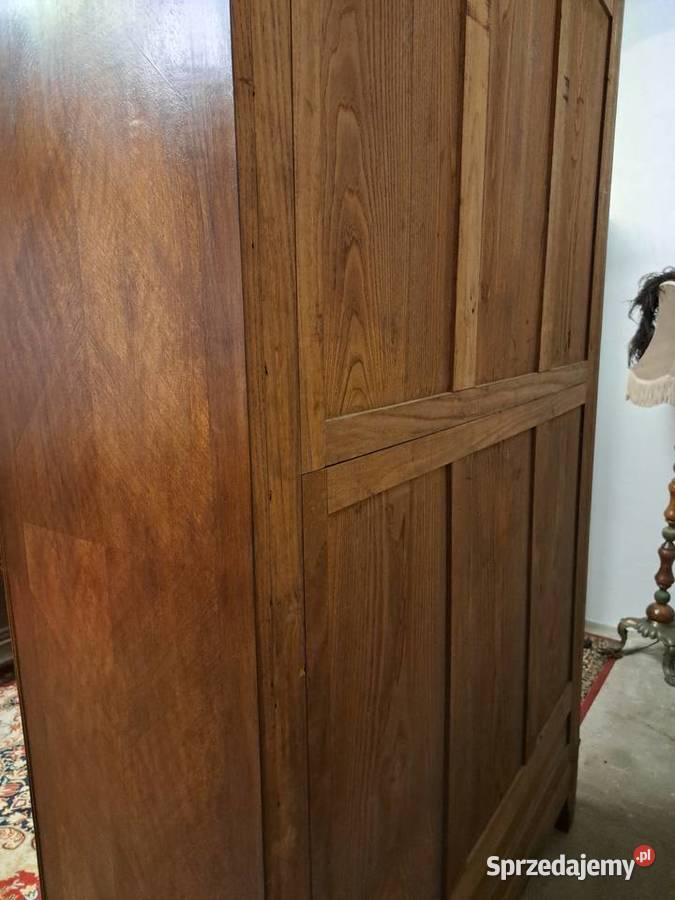 Piękna 2drzwiowa szafa Ludwik Filip z lustrami