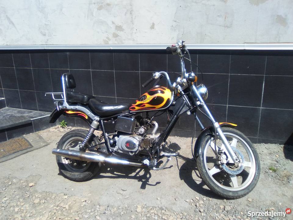 Motorower Kingway chopper 50 nieuszkodzony Poręba