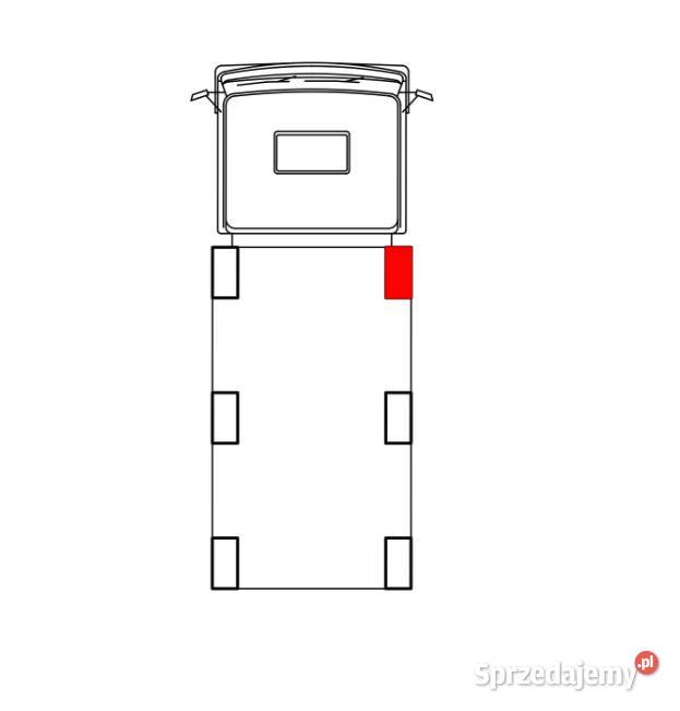 Słupek Blueline 800 mm DL przód prawy Przysieka Polska