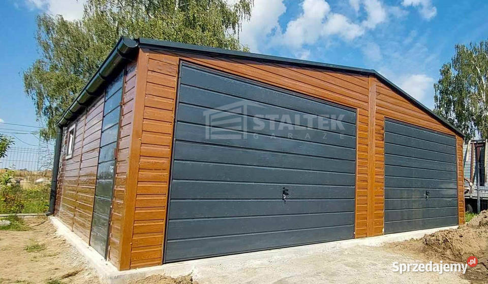 Garaż Blaszany 8x5 2x Brama Uchylna Okno Drzwi Malbork sprzedam
