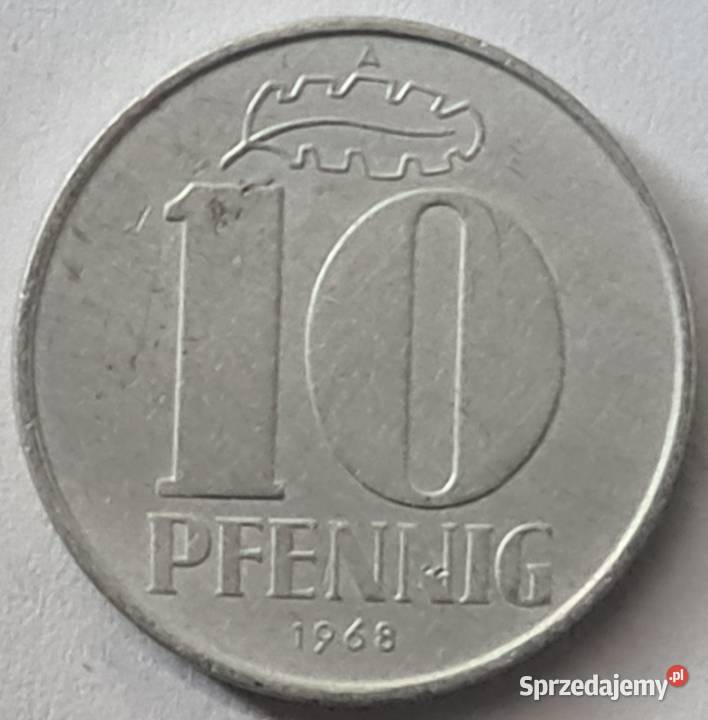 Moneta 10 Pfennig feningów Pf NRD