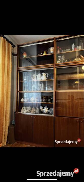 Meblościanka Vintage PRL lata 90 segment sprzedam