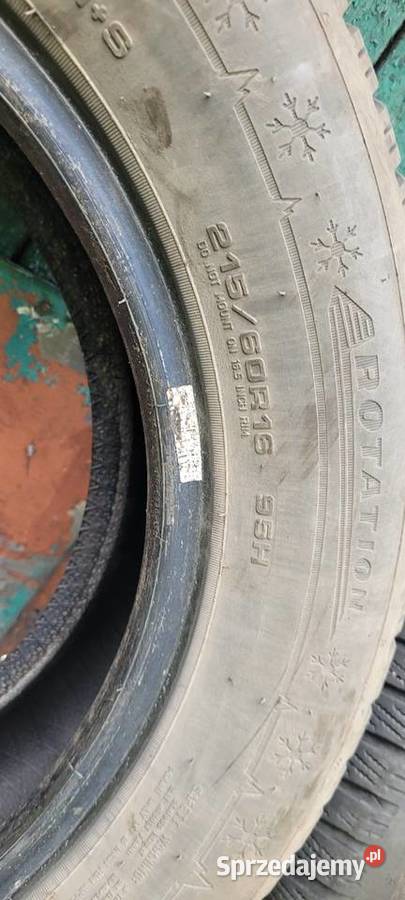 Sprzedam opony zimowe 21560 R16 DUNLOP WINTER