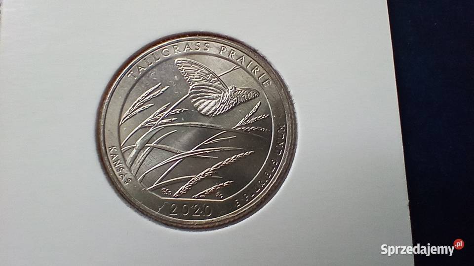 Stare monety14 dolar 2020 D Tallgrass USA Lesko
