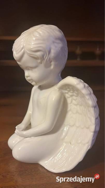Aniołek biała porcelana pomorskie Gdańsk sprzedam
