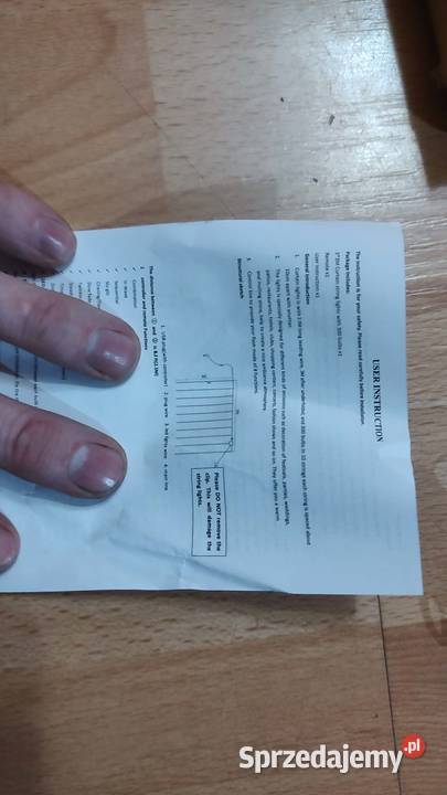 Zestaw kurtyny świetlnej LED z pilotem 3m na USB wielkopolskie Książ Wielkopolski