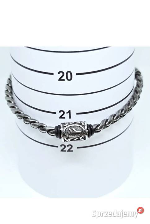 BRANSOLETKA STAL NIERDZEWNA RUNA FEHU Gdańsk